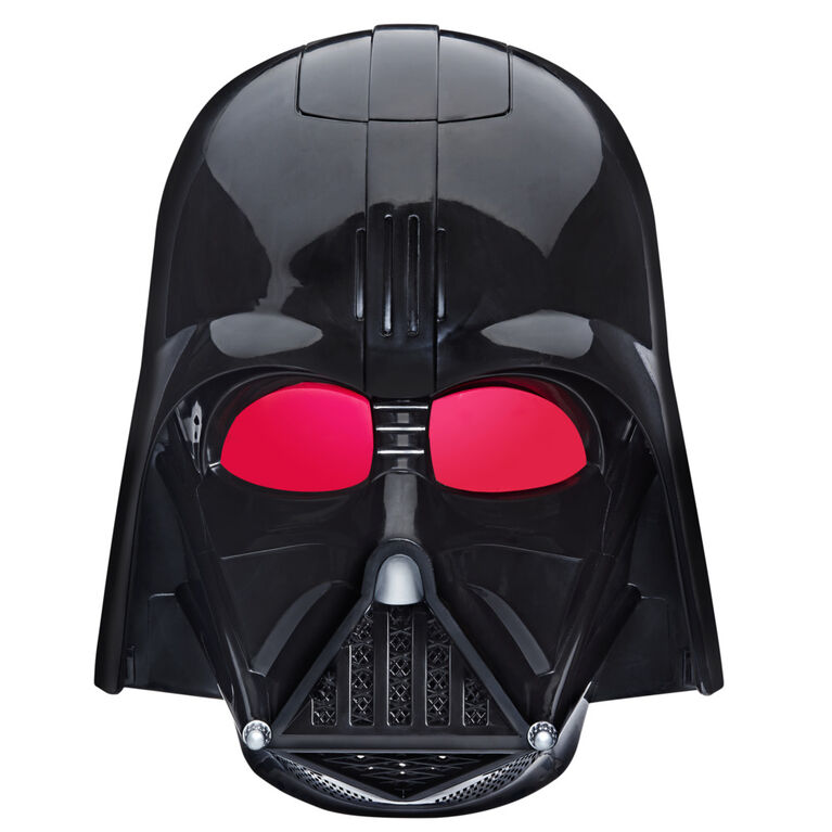 Star Wars Darth Vader Voice Changer Electronic Mask, Costume Dress-Up Toy with Sound Effects - French Edition