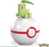 MEGA Pokemon Chikorita building set with 19 pieces and Poke Ball