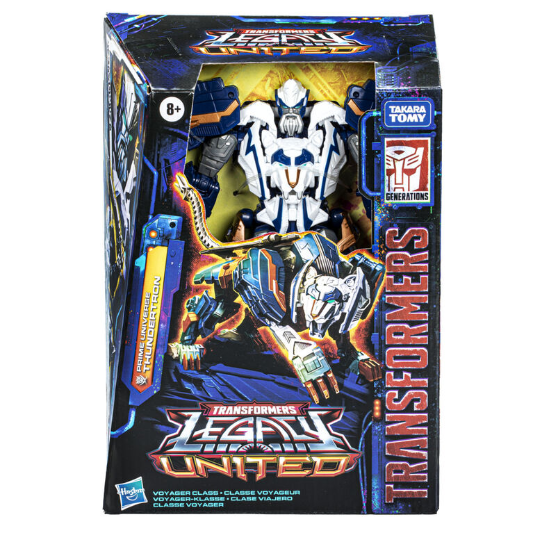 Transformers Legacy United Voyager Class Prime Universe Thundertron Action Figure