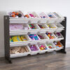 Toy Organizer with 20 Bins, Espresso