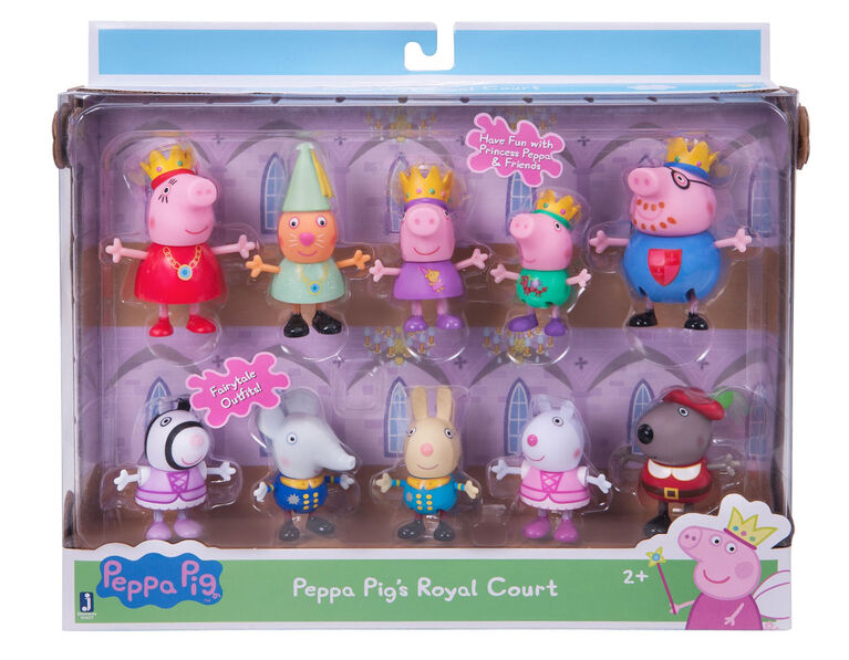 Peppa Pig Cour royale 10pc - Édition anglaise