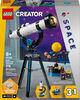 LEGO Creator 3 en 1 Le T&eacute;lescope d'Exploration Spatiale, Se Transforme en Microscope ou en OVNI 31378