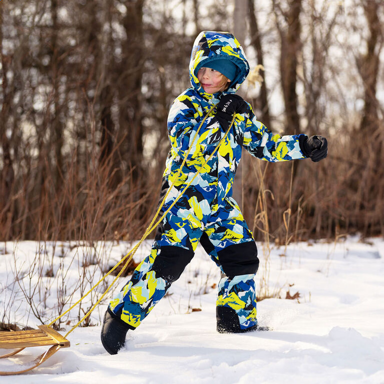 Combinaison de Neige Imperm&eacute;able pour Enfants | Sommets N&eacute;on - 5T (5-6A)