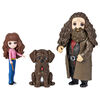 Wizarding World, Magical Minis, Friendship Set Hermione et Rubeus Hagrid avec figurines de jeu à collectionner et créature