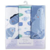 Koala Baby - Blue Hippo Kint Hooded Towel - 3 Pack