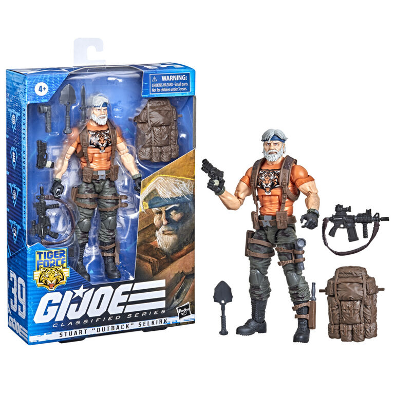 G.I. Joe Classified Series, figurine Stuart "Outback" Selkirk 39  de collection de 15 cm