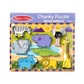 Melissa and Doug - Chunky Puzzle- Safari