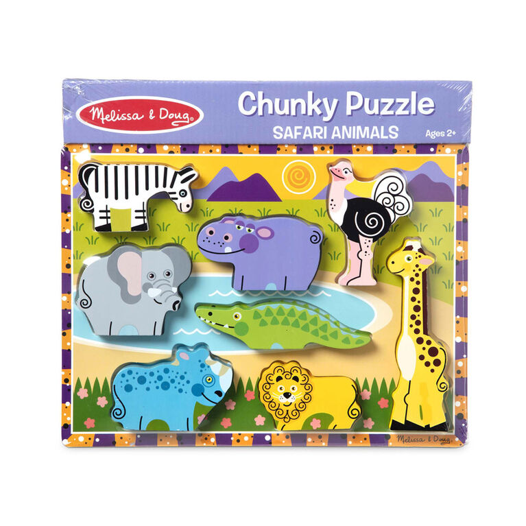 Melissa and Doug - Chunky Puzzle- Safari
