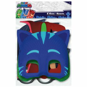 PJ Masks Party Masks, 8 pieces