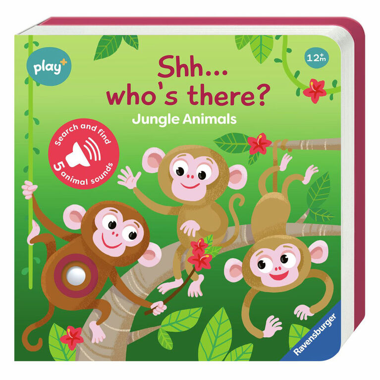 Ravensburger Play  Infant Toddler Shh Who #39 s there? Jungle Animals