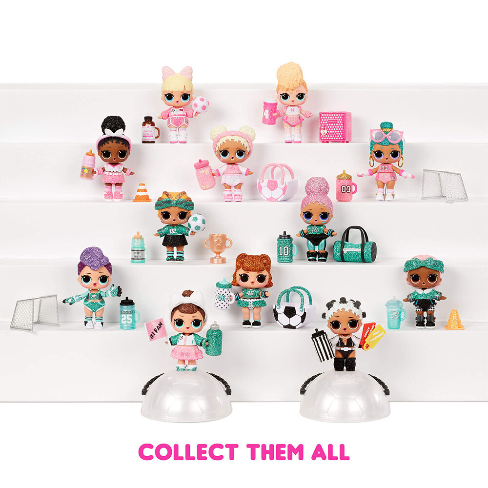 Surprise Doll Accessories LOL Surprise All-Star B.B.s Sports Series 3 Soccer Team Sparkly Dolls with 8 Surprises
