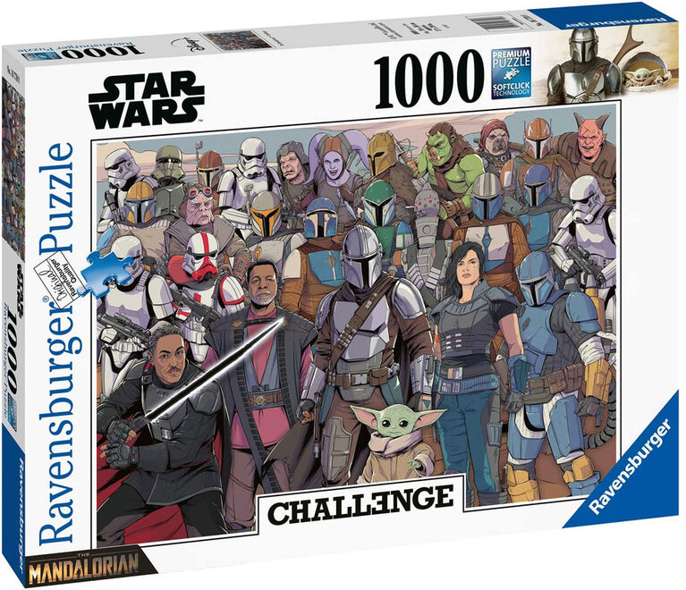 Ravensburger - Star Wars: The Mandalorian - CHALLENGE puzzle 1000pc