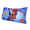 Marvel Spiderman 3 Piece Toddler Bedding Set with Reversible Comforter, Fitted Sheet and Pillowcase by Nemcor