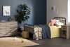 Tassio 1-Drawer Nightstand Weathered Oak