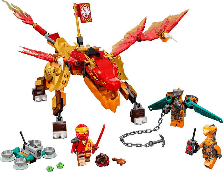 LEGO NINJAGO Le dragon de feu EVO de Kai 71762 Ensemble de construction (204 pièces)