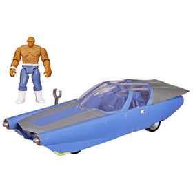 Marvel Studios The Fantastic Four Epic World of Action Hover & Cruise Fantasticar, Figure and Toy Car Set