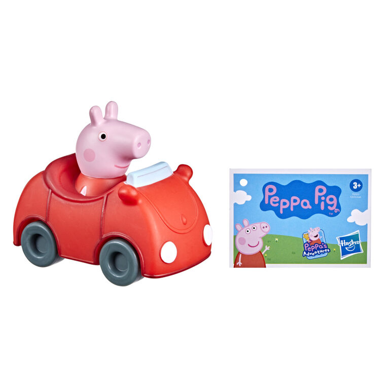 Peppa's Adventures Mini-véhicule Peppa Pig,  (Peppa Pig dans la voiture familiale rouge)