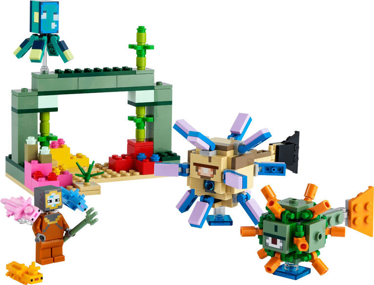 Minecraft Squid, Renard, Panda, Ancien Gardien, Mon bloc de construction,  Minifigure, Jouet pour enfants H
