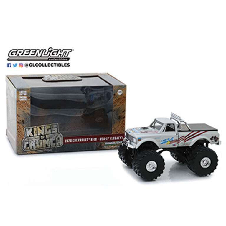1:64 Kings Of Crunch - 1970 Chevrolet K-10 - Usa 1 Monster Truck