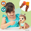 Baby Alive Lil Snacks Doll, Eats and "Poops," 8-inch Baby Doll with Snack Mold, Brown Hair