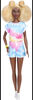Barbie Fashionistas Doll #180, Tie-dye Romper, Sneakers, Yellow Bracelet