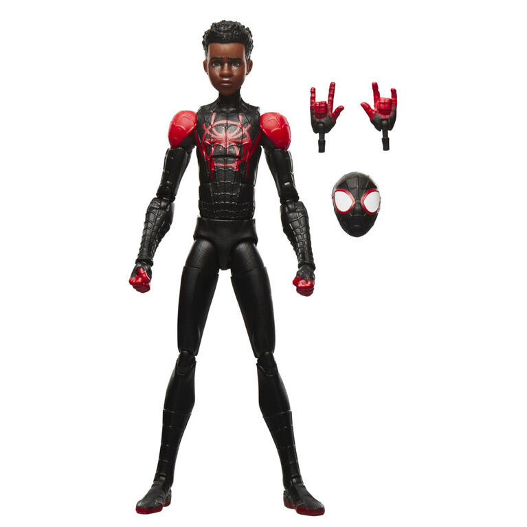 Marvel Legends Series Spider-Man: Into the Spider-Verse, figurine de collection Miles Morales de 15 cm