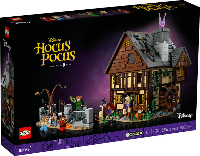 LEGO Ideas Disney Hocus Pocus: The Sanderson Sisters' Cottage 21341 (2,316 Pieces)