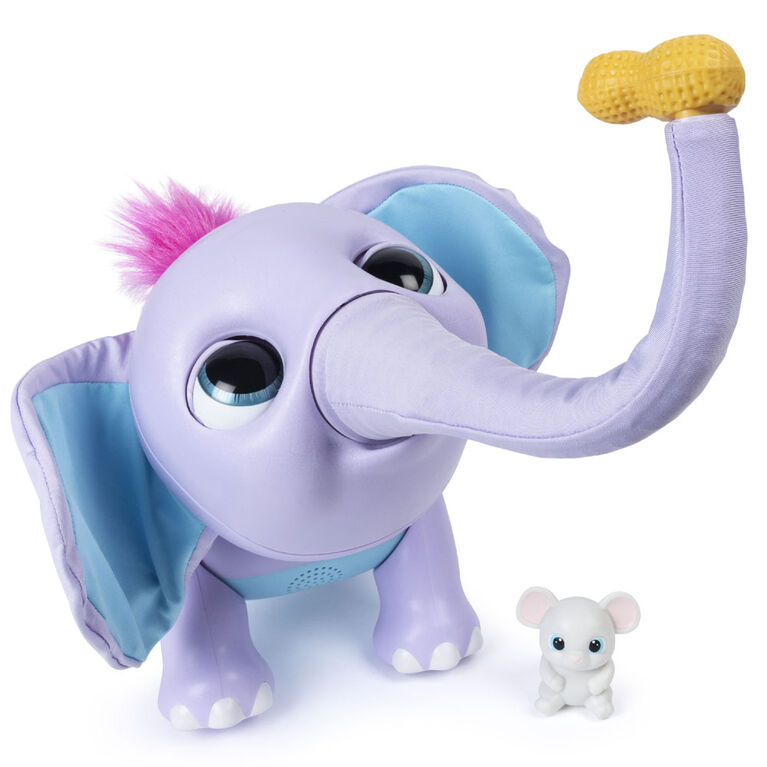 Wildluvs Juno My Baby Elephant Bebe Elephant Interactif Avec Trompe Mobile Et Plus De 150 Sons Et Mouvements Toys R Us Canada