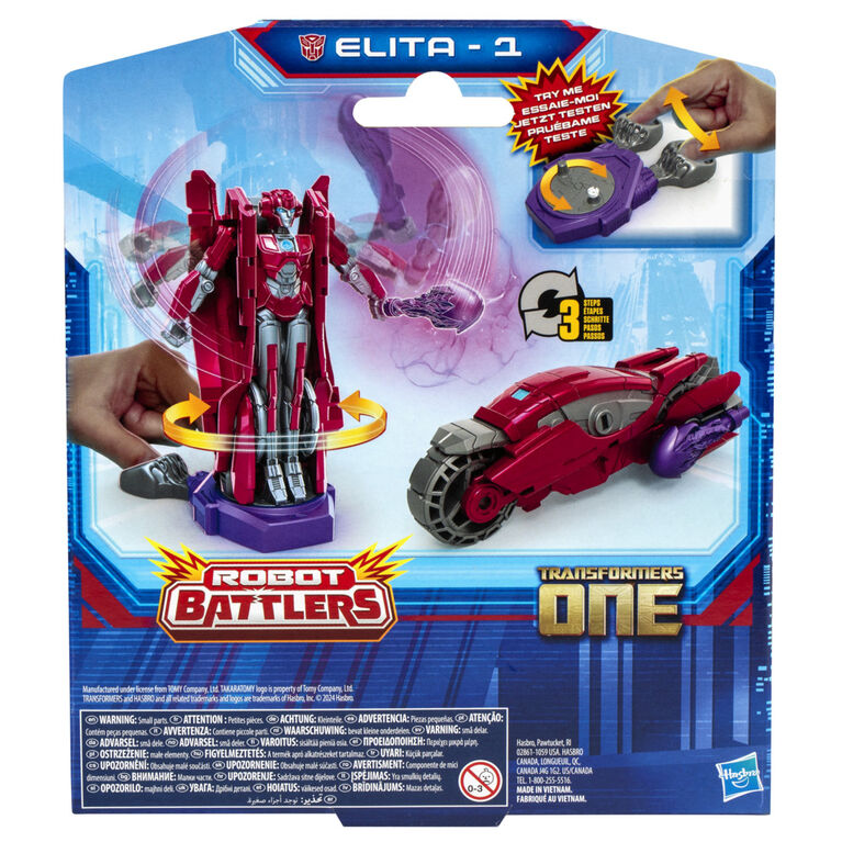 Transformers One Robot Battlers Elita-1 Action Figure