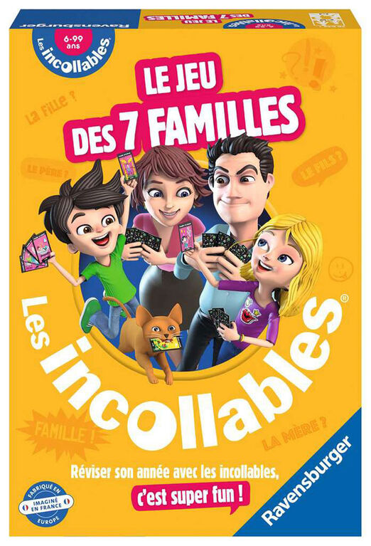 Ravensburger: Le Jeu Des 7 Familles Des Incollables (Français Seulement)