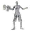 DC Comics, Figurine articulée The Joker métallique avec 2 accessoires mystère, 10 cm
