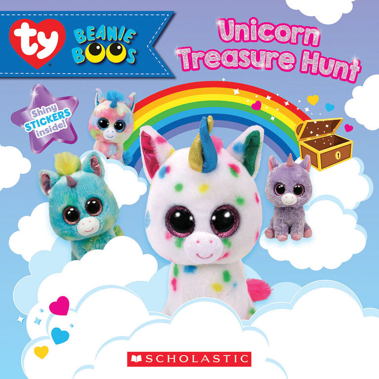 Scholastic - Beanie Boos: Unicorn Treasure Hunt - Édition anglaise