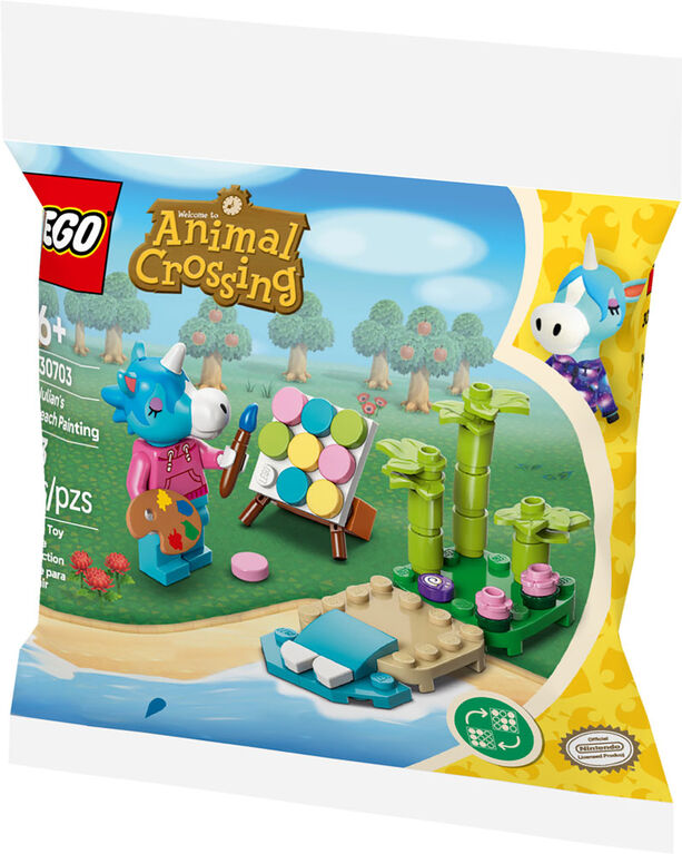 LEGO Animal Crossing Peinture à la plage avec Lico 30703