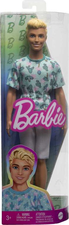 Barbie Ken Fashionistas Doll #211 with Cactus Tee
