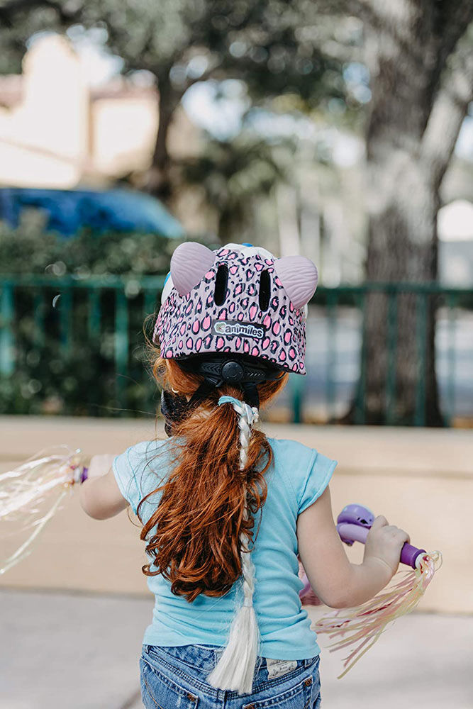 Animiles 3-D kids helmet Pink Leopard one size fits ages 3-8 - English Edition