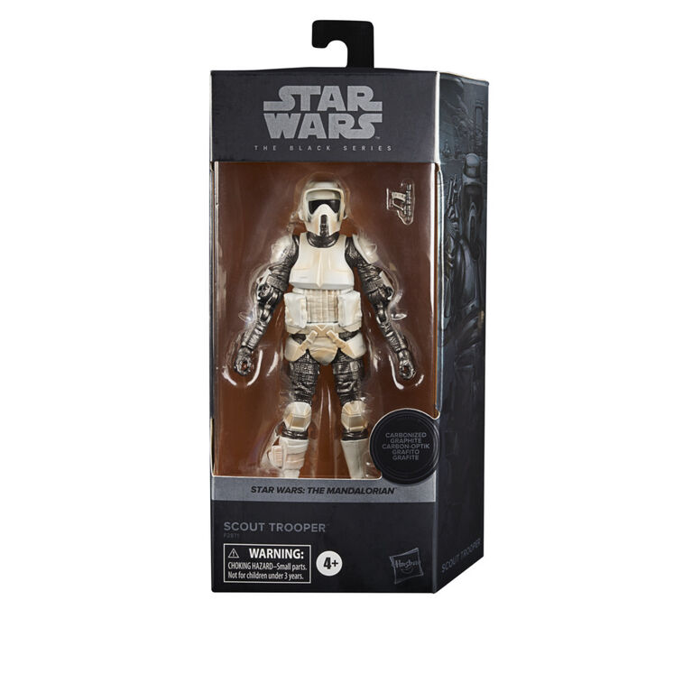 Star Wars The Black Series, Collection Graphite, Scout Trooper - Notre exclusivité