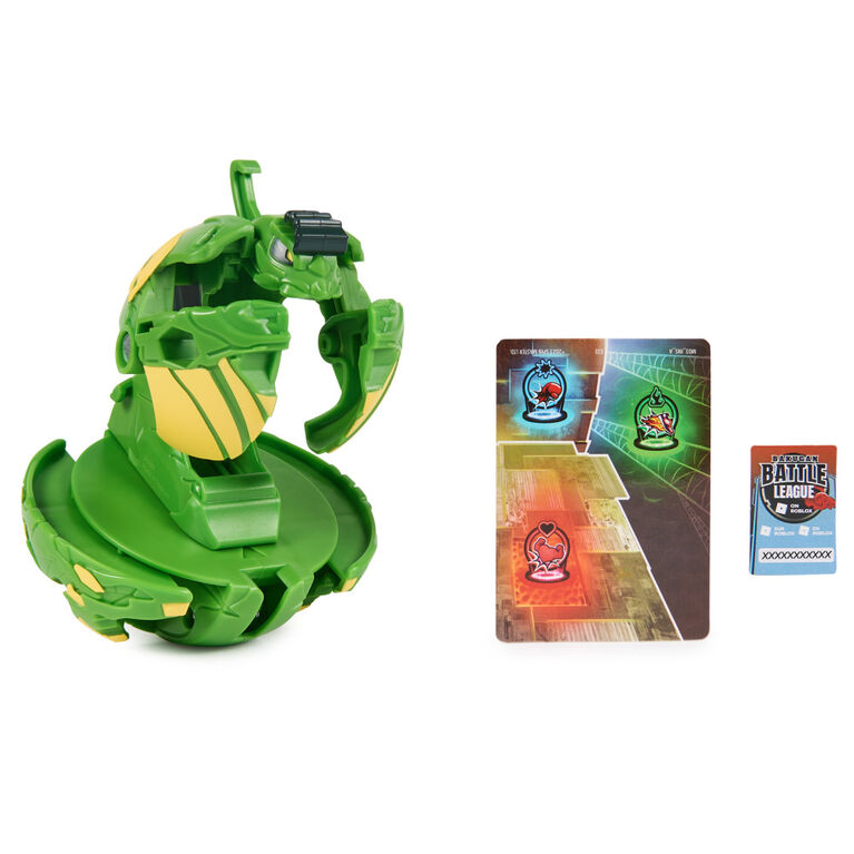 Bakugan Deka, Mantid, Jumbo Collectible, Customizable Action Figure and Trading Cards, Combine & Brawl