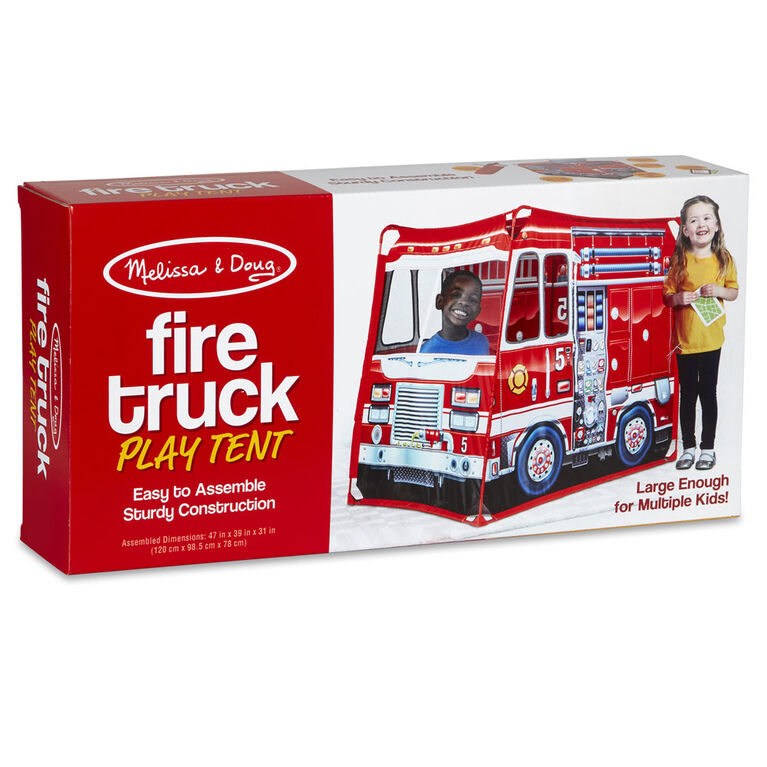 Fire Truck Play Tent - English Edition