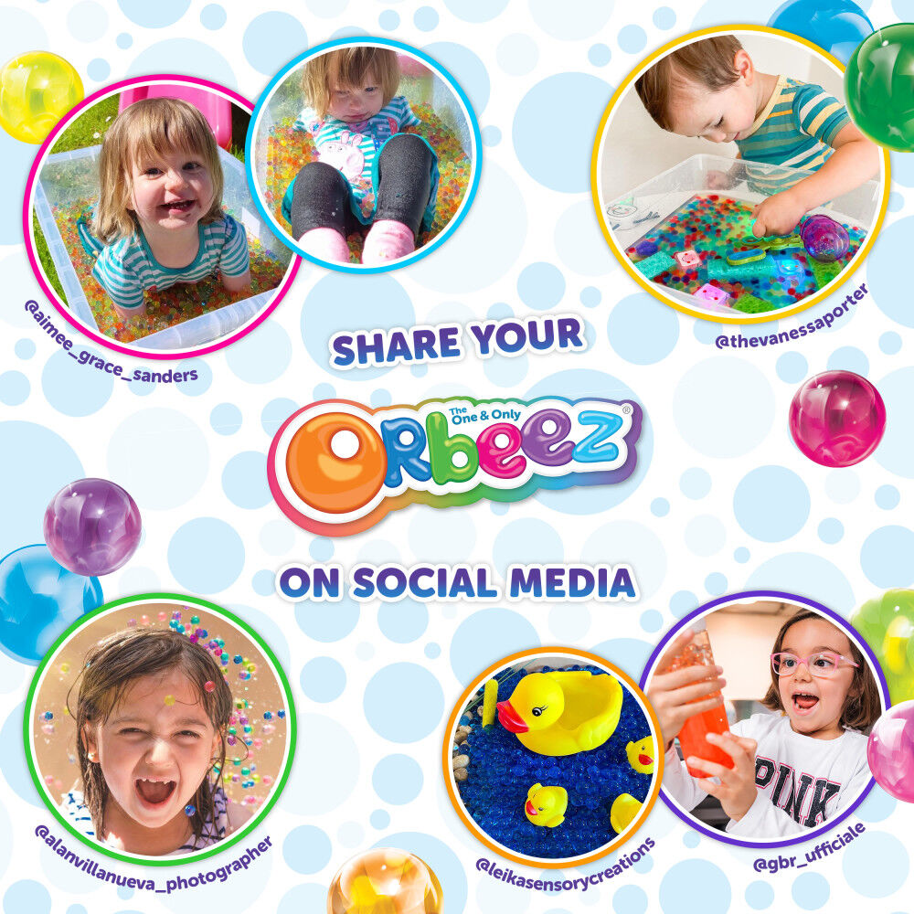 Orbeez Water Beads The One and Only Rainbow Bag with 50 000 Orbeez Sensory Toy