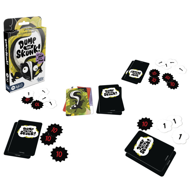 Dump the Skunk! jeu de cartes familial - Édition anglaise