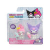 Hello Kitty & Friends Figure 2 Pack: Sweet & Salty - Kuromi Soda Can & My Melody Pretzel