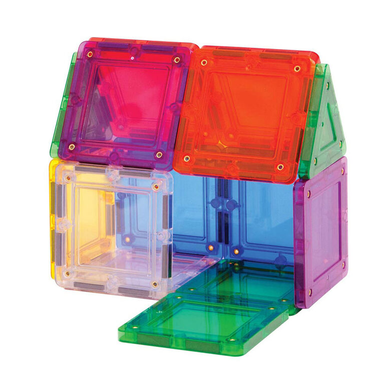 Magformers TileBlox - Coffret de construction Rainbow de 20 pièces magnétiques - les motifs peuvent varier - Édition anglaise