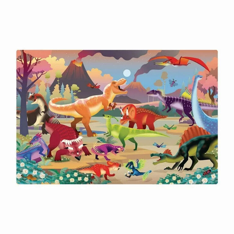 Melissa and Doug Floor Puzzle Assortment-Dinosaurs