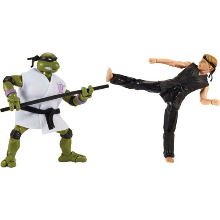 Teenage Mutant Ninja Turtles v. Cobra Kai: Donatello v. Johnny Lawrence - 6" Figurine (Pack de 2) - Édition anglaise