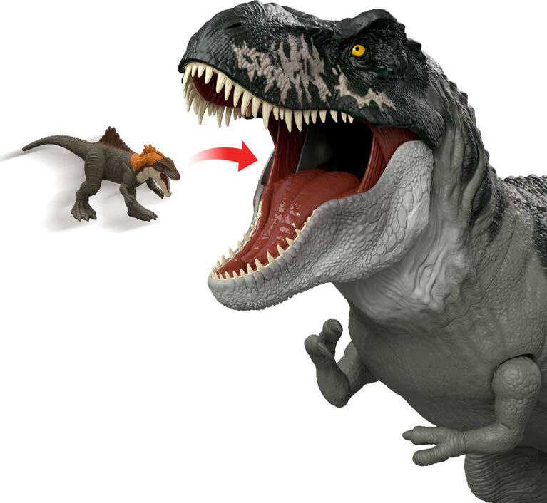 Jurassic World Rebirth Super Colossal Tyrannosaurus Rex Action Figure, T-Rex Dinosaur Movie Toy