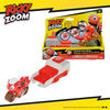 Collection de jouets Launch & Go Ricky Zoom incluant une Figurine de luxe Ricky Zoom - Figurine 3po - Jouet Motocyclette et Speed Launcher avec les Roues libres, se tient débout - Notre exclusivité