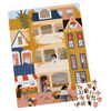 Spin Master Puzzles, Weekday in Town Jigsaw Puzzle 500 Pieces by Artist Fiona Lee with Wall Decor Poster