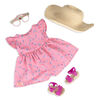 Our Generation - Dahlia Floral Printed Dress/Sunhat