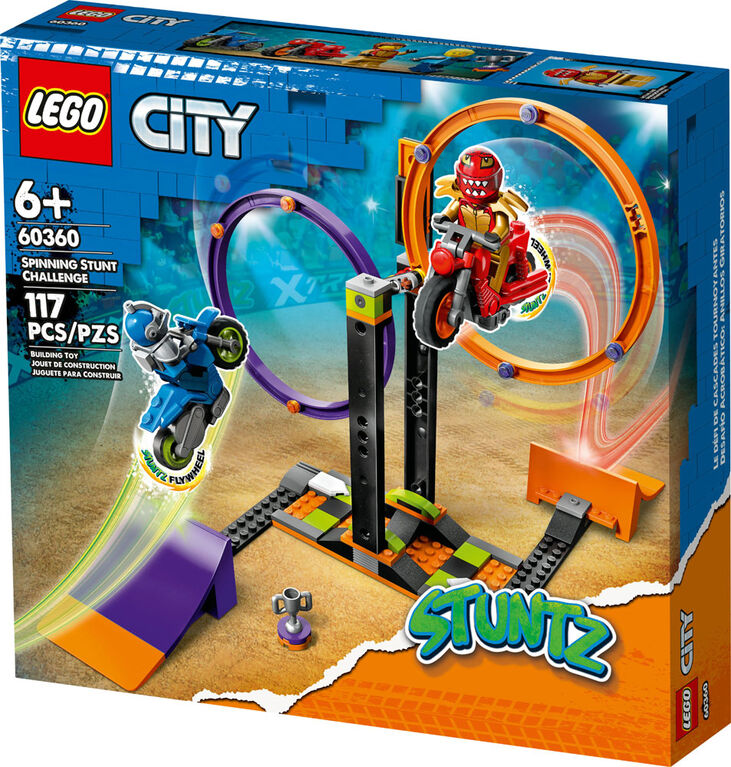 LEGO City Le défi de cascades tournoyantes 60360 Ensemble de jeu de construction (117 pièces)