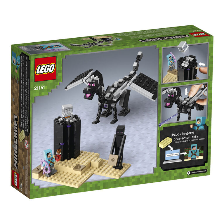 LEGO Minecraft La bataille de l'End 21151 (222 pièces)